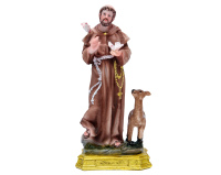 Figurka św. Franciszek 20 cm z sarenką