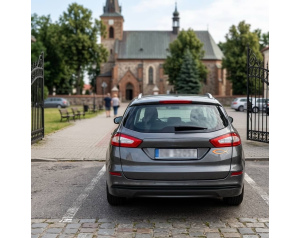 Rybka chrześcijańska naklejka na samochód – pomarańczowa