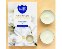Podgrzewacze zapachowe Białe Kwiaty – świece tealight