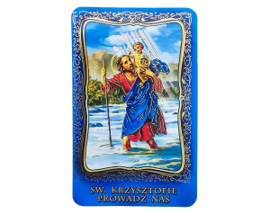 Obraz św. Krzysztofa – patrona kierowców i podróżujących