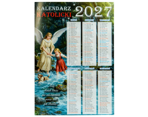 Kalendarz Katolicki Planszowy z Aniołem stróżem 2027