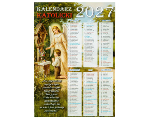Kalendarz Katolicki Planszowy z Aniołem stróżem 2027
