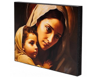 Obrazek do zawieszenia Maryja z Jezusem, format 20x25 cm