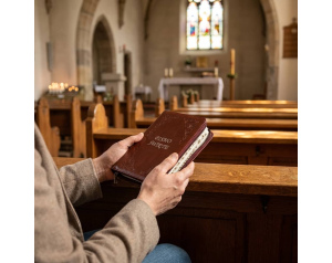Pismo św. Biblia Tysiąclecia mała - brązowa paginowana