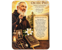 Magnes z modlitwą – św. Ojciec Pio