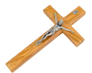Krzyż z drzewa oliwnego 18 cm