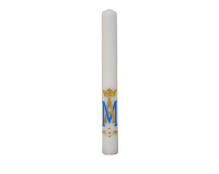 Świeca roratnia 60 cm z symbolem Maryjnym