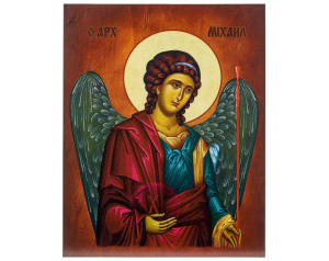 Obrazek z Ikoną Michał Archanioł 20x25
