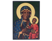 Ikona Matki Boskiej Częstochowskiej - format 9 x 13 cm