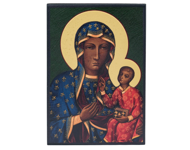 Ikona Matki Boskiej Częstochowskiej - format 9 x 13 cm