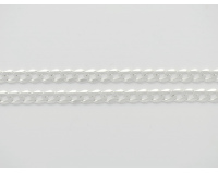 Łańcuszek srebrny pancerka 50 cm gruba