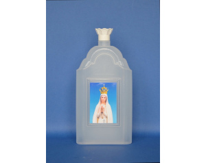 Butelka na wodę święcona duża z Matką Boską Fatimską