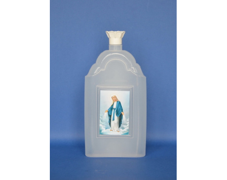 Butelka na wodę święcona duża z Matką Boską Niepokalaną