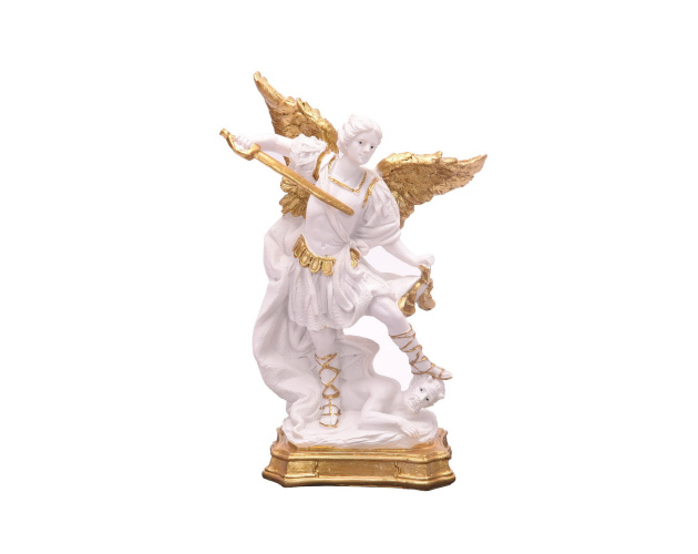 Figurka  św. Michał Archanioł biały 30 cm