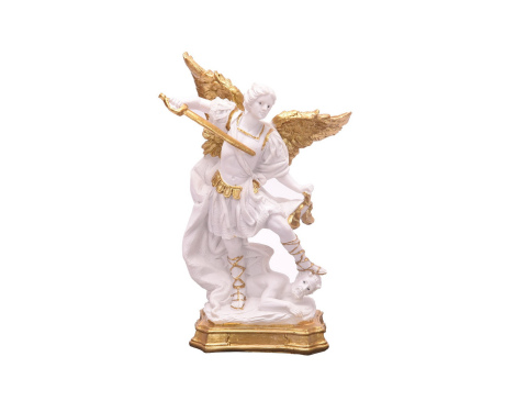 Figurka św. Michał Archanioł biały 30 cm