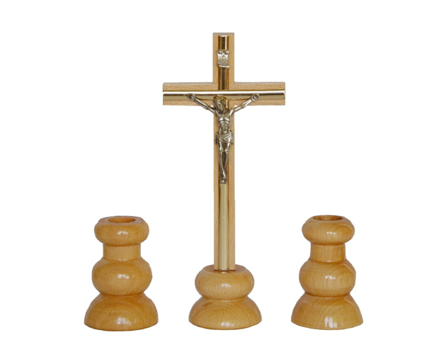 Komplet kolędowy drewniany