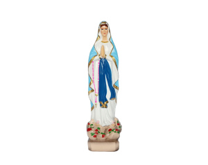 Figurka Matki Boskiej Różańcowej gipsowa 27cm