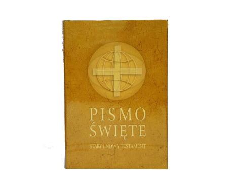 Pismo Święte Stary i Nowy Testament Duże Beżowe