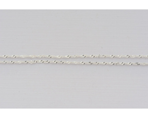 Łańcuszek Srebrny Komunijny Figaro 55 cm