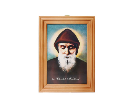 Obrazek w ramce św. Charbel 10 x 15 cm