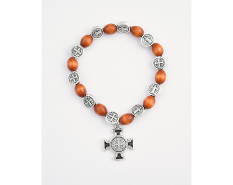 Bransoletka z Krzyżem Św. Benedykta Ruda