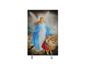 Obrazek Anioł stróż z dziećmi na plexi