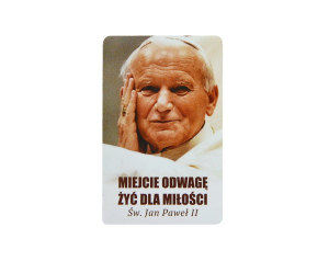 Magnes św. Jan Paweł II Miejcie odwagę...