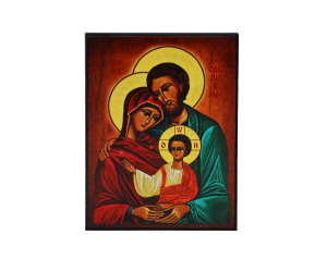 Obrazek z ikoną Świętej Rodziny