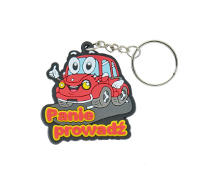 Brelok z miękkiego tworzywa autko
