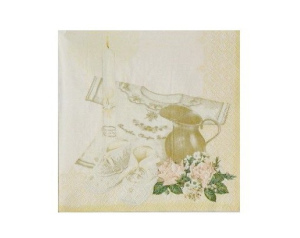 Serwetka na chrzest złota szatka