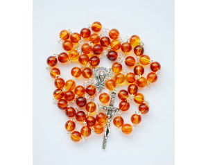 Różaniec w Kolorze Bursztynowym