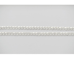 Łańcuszek Srebrny Pancerka 50 cm Grubsza