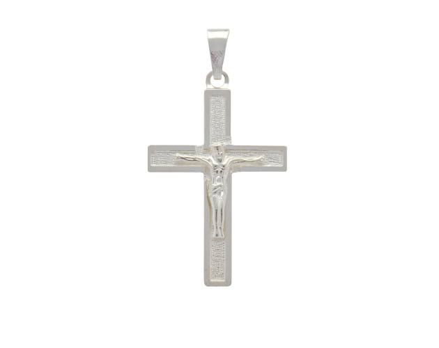 Krzyżyk srebrny duży