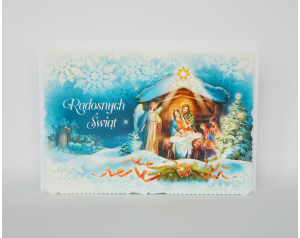 Karnet na Boże Narodzenie z kopertą