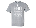 Koszulka Męska Pan światłem jasnoszara