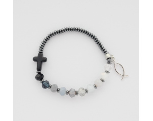 Różaniec 10 Bransoletka Kryształki