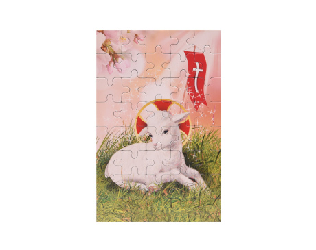 Puzzle Baranek Wielkanocny