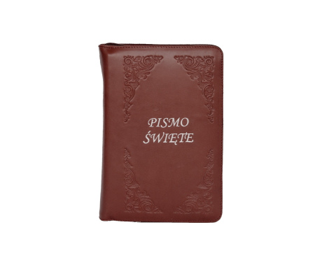 Pismo św. Biblia Tysiąclecia mała - brązowa paginowana
