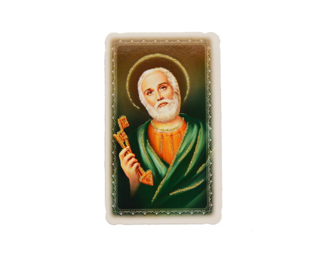 Obrazek do książeczki z brokatem, Św. Piotr