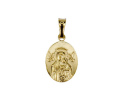 Medalik pozłacany Matka Boża Nieustającej Pomocy