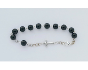 Różaniec Bransoletka z kamienia Onyks
