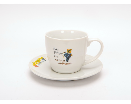 Filiżanka Bóg twoje dni nasyca dobrami