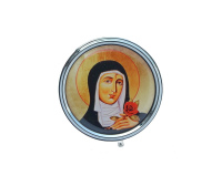 Pudełko na różaniec św. Rita