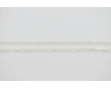 Łańcuszek srebrny figaro diamentowany 50 cm