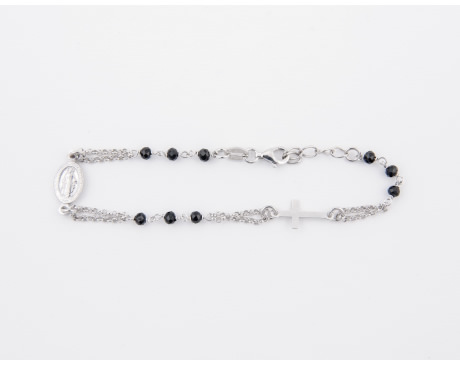 Różaniec Bransoletka Srebrna Fantazja