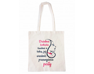 Torba Bawełniana Dzielna Kobieta