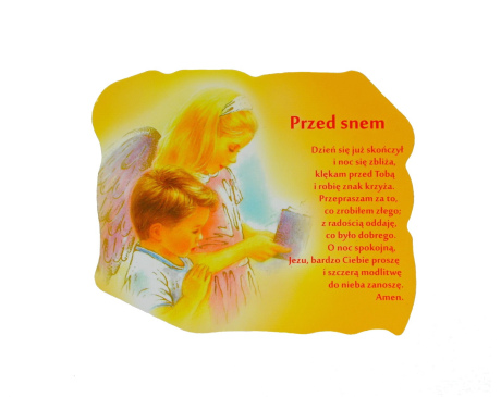 Magnes Aniołek chłopiec- modlitwa