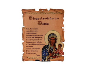 Obrazek Błogosławieństwo z Matką Boską Częstochowską mniejszy
