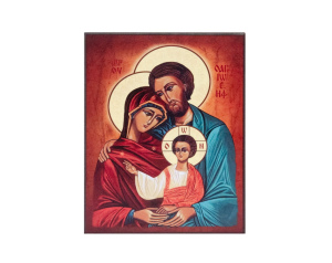 Obrazek z Ikoną Święta Rodzina średnia
