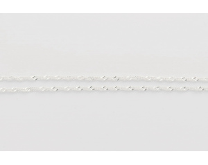 Łańcuszek srebrny singapur 45 cm